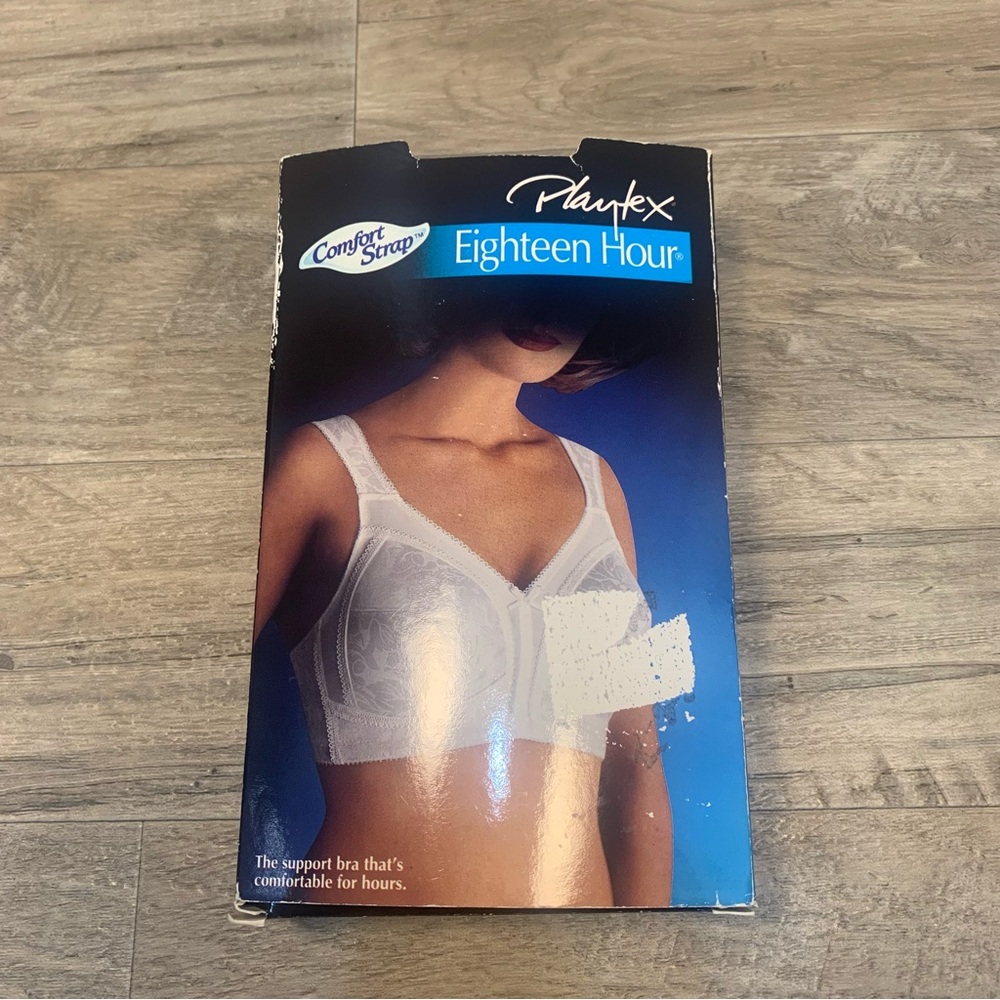 Playtex 18 hr Comfort Strap Satin Wirefree Bra - Picture 10 of 15